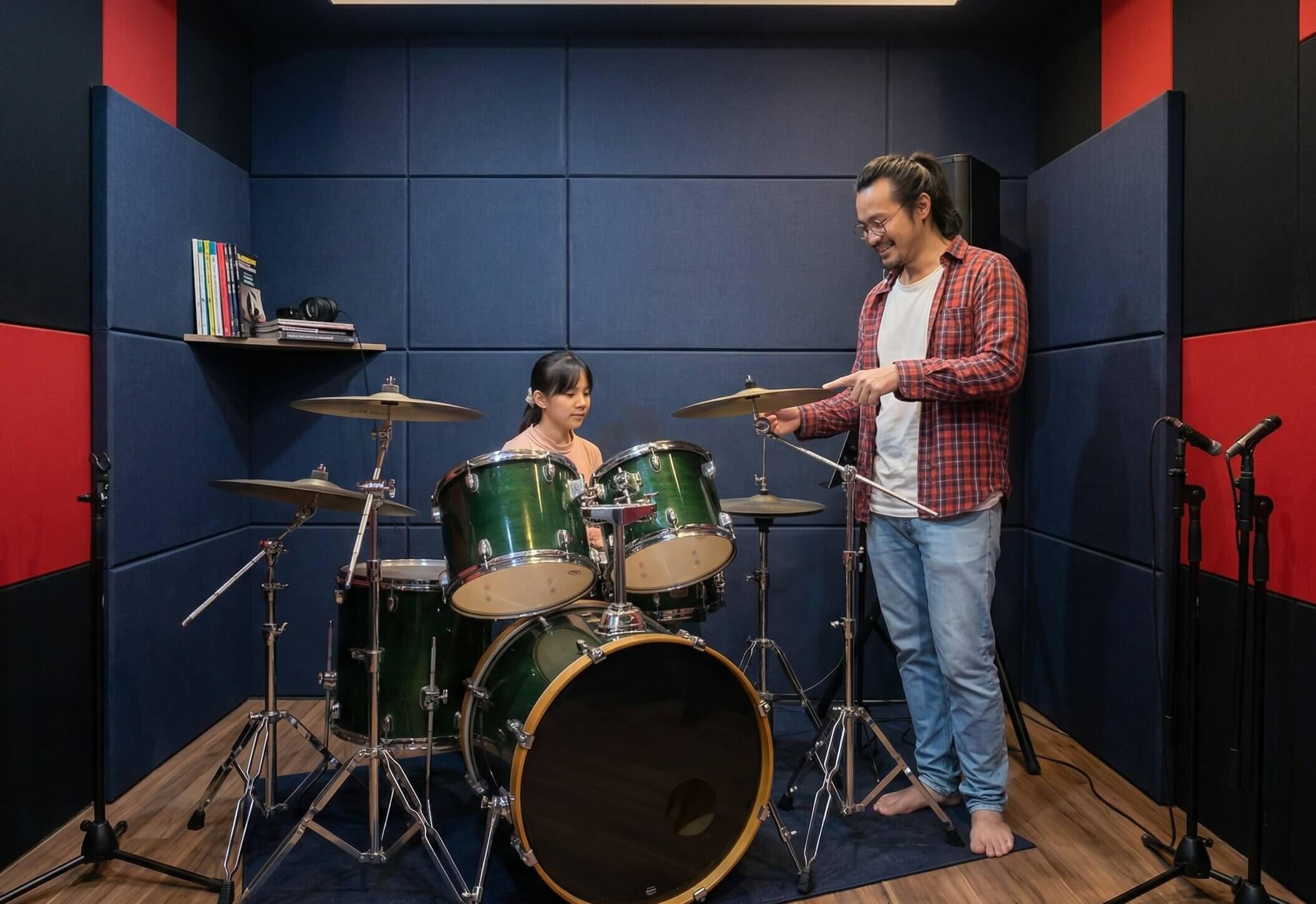 Private studio interior